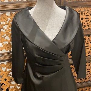 Black Satin Dress